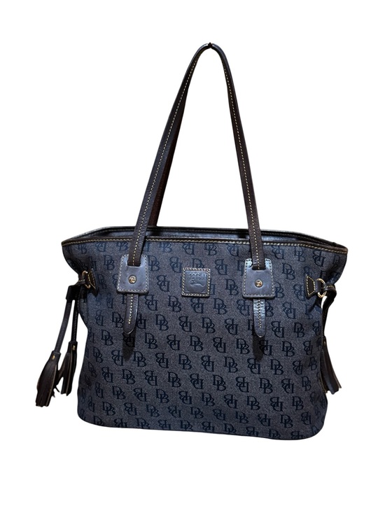 Dooney & Bourke Handbags - Dooney & Bourke Vintage
Monogram Tassel Shoulder Bag with COA & dusty - EUC